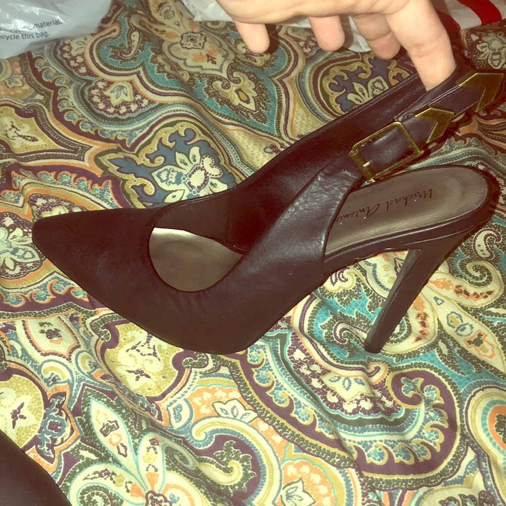 Black Stilettos - closed Pointed Toe- 4.5” heel